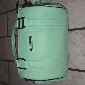 Fox barrel purse mint green